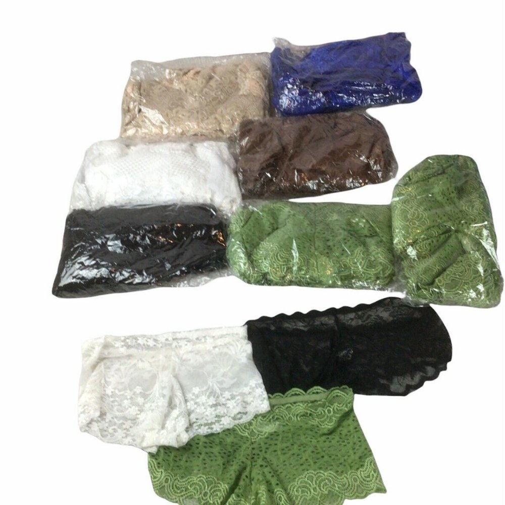 Chuns Women's Lot of 10 panties Floral Lace   New